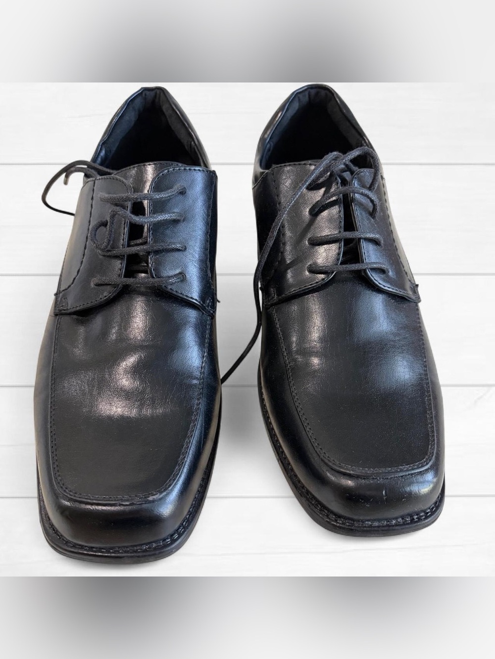 Classic Black Men's Dress Shoes - Lace-Up Formal Oxfords